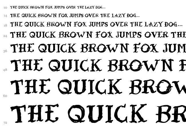 Tatoo Sailor font waterfall
